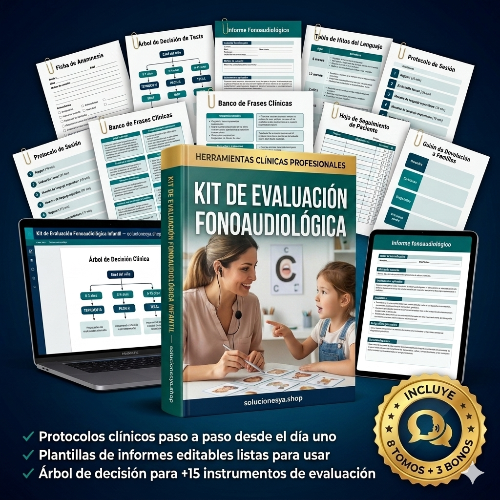 Kit de Evaluación Fonoaudiológica infantil